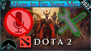 Dota 2 How to Fix your Mic [upl. by Nilrak]