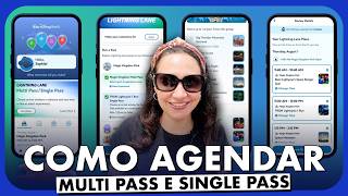 COMO AGENDAR LIGHTNING LANE MULTI PASS E SINGLE PASS  PASSO A PASSO COMPLETO [upl. by Allit712]