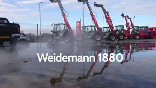 Weidemann 1880 with Dynaset Power Washer [upl. by Gustafson845]