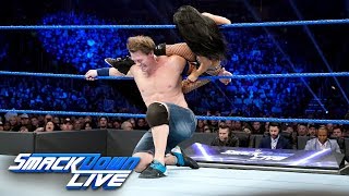 John Cena amp Becky Lynch vs Andrade quotCienquot Almas amp Zelina Vega SmackDown LIVE Jan 1 2019 [upl. by Ellehsad104]