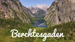 4K Berchtesgadener Land in Bavaria  German Alps drone footage [upl. by Amick]