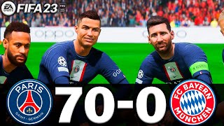 FIFA 23  MESSI RONALDO MBAPPE NEYMAR ALL STARS  PSG 700 FC BAYERN [upl. by Nedyaj831]