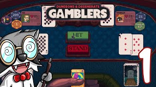 Pinstar Plays Dungeons amp Degenerate Gamblers 1 The Shiny Diamond Deck [upl. by Galloway189]