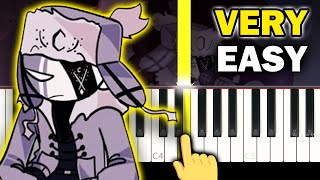 Friday Night Funkin  Zavodila  VERY EASY Piano tutorial [upl. by Einhoj572]