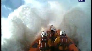 Aberdovey lifeboat crew test their skills in rough weather training [upl. by Hueston]