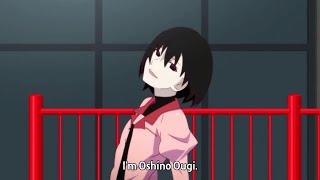 First Time Nadeko Meet With Oshino Ougi [upl. by Swithbart384]