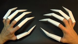 How to make Scary Claws  Simple Origami [upl. by Nnylharas746]