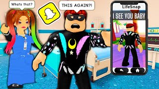 My CREEPY STALKER KIDNAPS ME in ROBLOX SNAPCHAT [upl. by Bonny829]