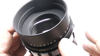 MEYER OPTIK G RLITZ メイヤーオプティック ゲルリッツ TRIOPLAN トリオプラン 100mm F28 N ゼブラ for EXA [upl. by Ellenor525]