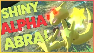 ALPHA Shiny Abra in Pokemon Legends Arceus [upl. by Mclyman254]