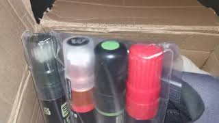 ★Graff City★ Huge Graffiti Shipment  15mms Streakers Inks Empties amp Much More [upl. by Chiaki]