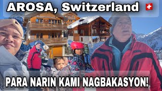 SULIT ANG PAGPUNTA NAMIN DITO😱AROSASWITZERLAND🇨🇭 ALPINE VILLAGE [upl. by Sirred889]