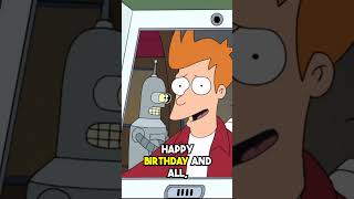 frys birthday card to leelashorts viralfypfuturamafunny [upl. by Rance]