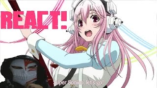 React  Super Sonico Anime Melhores momentos [upl. by Derfniw601]