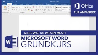 Microsoft Word Grundkurs Für Anfänger Alles was du wissen musst  Microsoft Office Tutorial Serie [upl. by Atiraj823]