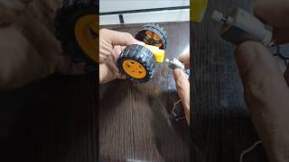 How to works bo gear Dc motor with wheelsdcmotor tech youtubeshorts [upl. by Alfons43]