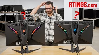 165hz vs 144hz – Gigabyte Aorus Monitor Shootout FI27Q vs AD27QD [upl. by Nessim]