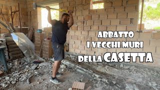 Demolisco i VECCHI MURI della Casetta  Ep 42 [upl. by Suter659]