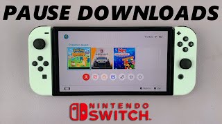 How To Pause Download On Nintendo Switch [upl. by Gall111]