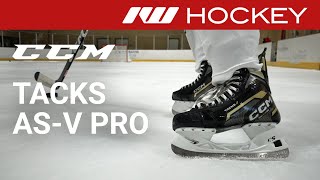 CCM Tacks ASV Pro Skate  OnIce Review [upl. by Micaela]