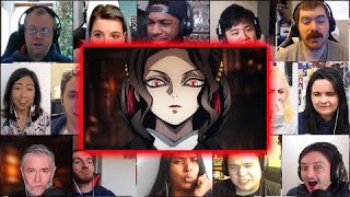 Muzan Kills Lower Moons  DEMON SLAYER SEASON 1 EPISODE 26  REACTION MASHUP [upl. by Columbyne]