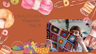 Vlogtober 25  Haakdeken en Herfstkrans [upl. by Samoht284]