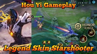 HOU YI LEGEND SKIN STARSHOOTER GAMEPLAY  Honor of Kings [upl. by Neona]