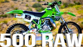 Kawasaki KX500 2 Stroke RAW featuring Destry Abbott  Dirt Bike Magazine [upl. by Rrats]