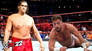 Great Khali vs Drew Gulak WWE 2K22 [upl. by Portugal256]