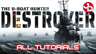 DESTROYER The UBoat Hunter Full Tutorials PC Gameplay 4K 60fps [upl. by Ahsyekal]