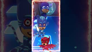 Pj Masks Transformation vs Pj Masks x Coffin Dance Tiles Hop coffindance shorts [upl. by Lock]