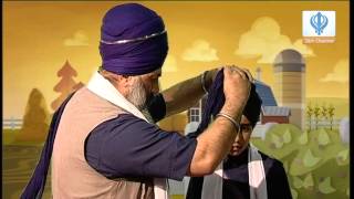 Creative Khalsa How to tie a Dastar [upl. by Yatnod]