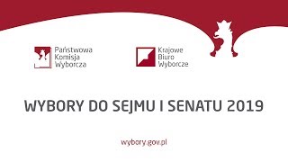 Studio Wyborcze PKW Wybory do Sejmu i Senatu 2019  konferencja prasowa 13102019 godz 1830 [upl. by Bobine793]