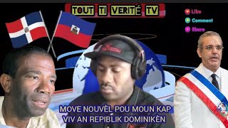 Move nouvèl pou moun kap vin St Domingue tout haïtien dwe tandel😭😭 [upl. by Hildy]