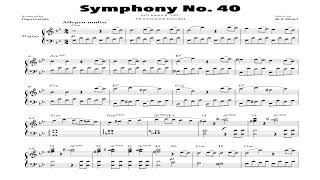 Advanced Piano Theme from Symphony No 40 [upl. by Albarran608]