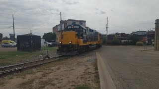 riding the shove and switching tracks Grand elk railroad local [upl. by Binetta709]