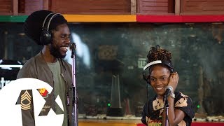 Chronixx amp Koffee  Real Rock Riddim  1Xtra in Jamaica [upl. by Lucho]