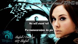 Adele  Skyfall HD Lyric Video Subtitulado Español English Lyrics [upl. by Armand]