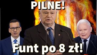 Funt po 7 zł Załamanie GBP Polacy będą sprzedawać domy i wracać do Polski [upl. by Ahcilef]