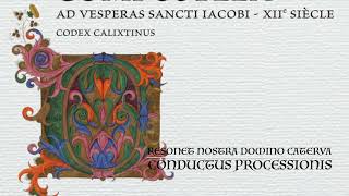 Codex Calixtinus 12th c Resonet nostra domino caterva [upl. by Shultz84]