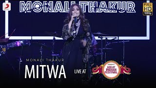 Mitwa  Live  Amazon Great Indian Festival  Monali Thakur  Kabhi Alvida Naa Kehna [upl. by Lingwood74]