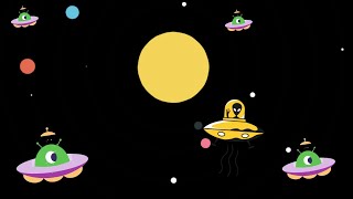 HIGH CONTRAST BABY SENSORY VIDEO 🌟 Space Adventure for Kids 🚀 Sensory Fun in the Cosmos 🌌 [upl. by Enahpets]