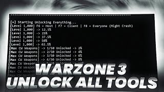 🧩 NEW🧩 WARZONE 3  MW3 UNLOCK ALL AIM WH SKINS UNLOCK ALL CAMOS OPERATORS AND MORE🧩 [upl. by Keriann]