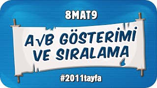 a√b Gösterimi ve Sıralama 📘 8MAT9 2025LGS [upl. by Edrahc407]