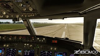 How many updates  Real 737 Captain flies the ZIBO MOD 737  XPlane 12 [upl. by Yra659]