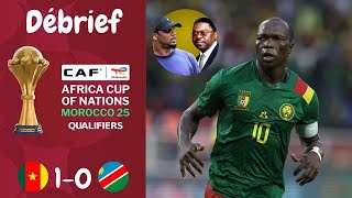 Débrief Cameroun VS Namibie  Vincent Aboubakar donne la victoire aux Lions dans cette cacophonie [upl. by Anamuj]