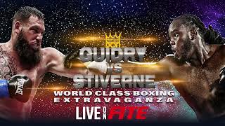 Live Boxing on FITE Guidry vs Stiverne  Jan 21st on PPV [upl. by Aimak]