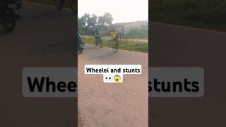 Cycle rider wheelie and stunts 👀😱ll cycle stunt rider mtbcycle [upl. by Martell854]