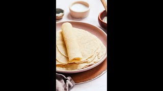 Cassava Flour Tortillas GrainFree  Minimalist Baker Recipes [upl. by Whetstone]