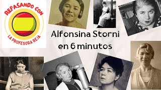 Alfonsina Storni en 6 minutos bueno [upl. by Winwaloe]